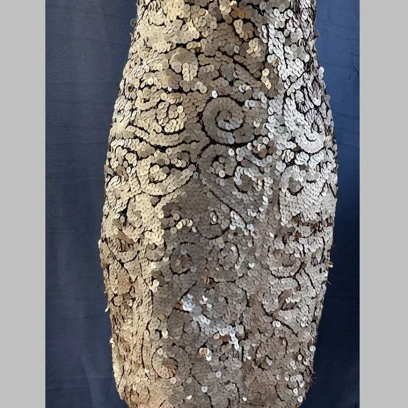 Vintage Morgan Taylor Sequenced Dress ASO Maxine Shaw - Picture 5 of 5